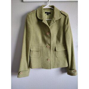 Banana  Republic  Green Wool Blazer Size Medium
